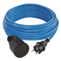 EMOS P01410W WEATHERPROOF PREDLZOVACI KABEL 10 M/1 ZASUVKA/CIERNY/SILIKON/230 V/1,5 MM2