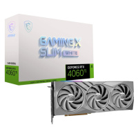 MSI VGA NVIDIA GeForce RTX 4060 Ti GAMING X SLIM WHITE 16G, 16G GDDR6, 3xDP, 1xHDMI