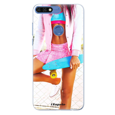 Silikónové puzdro iSaprio - Skate girl 01 - Huawei Honor 7C