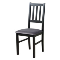 Sconto Jedálenská stolička BOLS 4 čierna/antracitová
