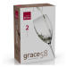 Rona Poháre na víno GRACE 580 ml, 2 ks