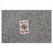 Kusový koberec Wellington šedý čtverec - 60x60 cm Vopi koberce