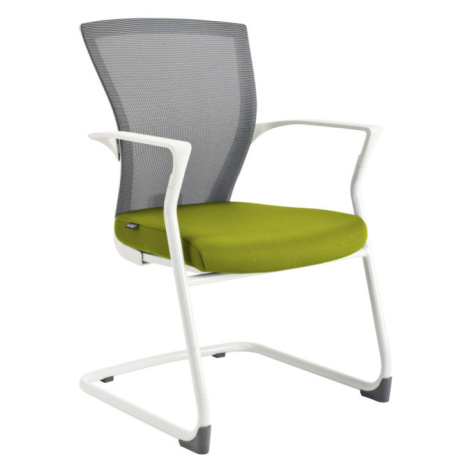 Ergonomická rokovacia stolička OfficePro Merens White Meeting Farba: zelená
