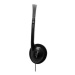 Defender Aura 101, sluchátka, ovládanie hlasitosti, čierna, otvorené, 3.5 mm jack