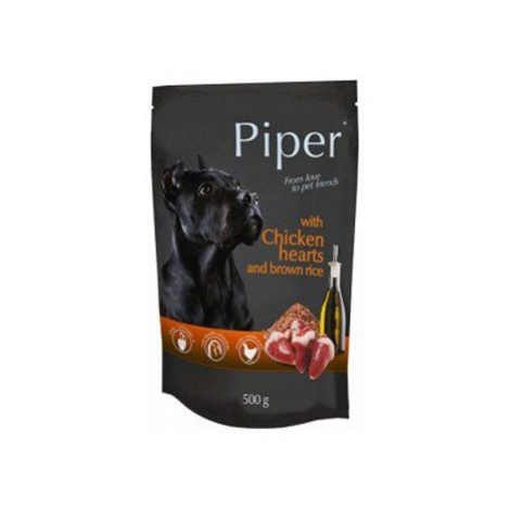 Piper Adult s kuracími srdciami a hnedou ryžou 500 g