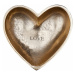 HEART Dekoračná misa kovová "Love"