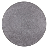 Kusový koberec Capri šedý kruh - 120x120 (průměr) kruh cm Vopi koberce