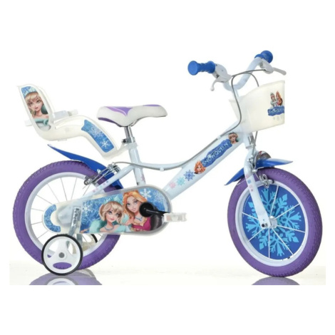 DINO Bikes - Detský bicykel 14" Snow queen 2022