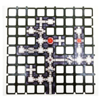 TLAMA games Plastová mřížka na destičky 3x3 (9 ks)