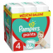 PAMPERS Pants 4 Active Baby Dry 176 ks (9-15 kg) MESAČNÁ ZÁSOBA - plienkové nohavičky