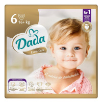 DADA Extra Care Plienky jednorazové 6 Extra Large (16 kg+) 26 ks