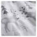 Bielo-sivé obliečky na jednolôžko z mikroplyšu 135x200 cm Winter Wonderland - Catherine Lansfiel