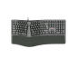 C-TECH Klávesnice KB-113E USB, ERGO,  černá, CZ/SK