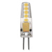 EMOS ZQ8621 LED ZIAROVKA CLASSIC JC A++ 2W G4 NEUTRALNA BIELA