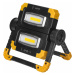 Reflektor GEMINIX LED 2x10W prenosný s aku. 5000mAh, 1200lm, IP44, 4000K, hliník + polykar