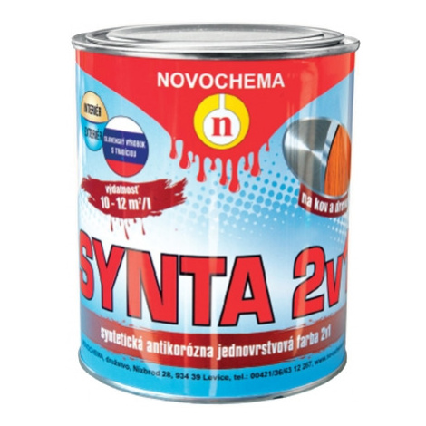 SYNTA 2v1 - Jednovrstvová antikorózna farba 1999 - čierna 5 kg