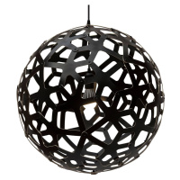 David trubridge Coral závesná lampa Ø 60cm čierna