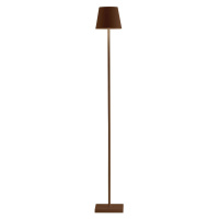 Zafferano Poldina L lampa na batérie IP54 corten