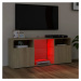 vidaXL TV skrinka s LED svetlami dub sonoma 120x30x50 cm