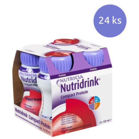 NUTRIDRINK Compact protein s príchuťou lesné ovocie 24 x 125 ml