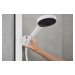 Hansgrohe Rainfinity, Showerpipe 250 1jet EcoSmart s termostatom ShowerTablet 350, biela matná, 