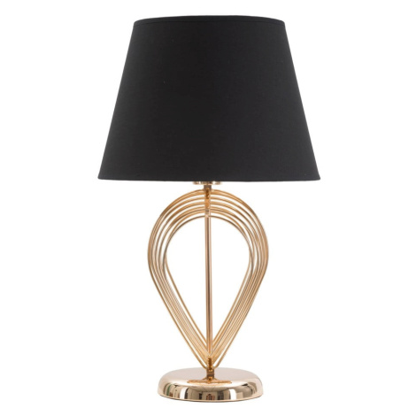 Čierna stolová lampa Mauro Ferretti Maxt, ø 32,5 cm