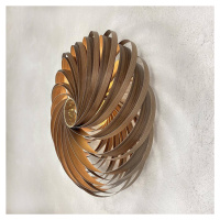 Gofurnit Veneria nástenné svietidlo, orech Ø 70 cm