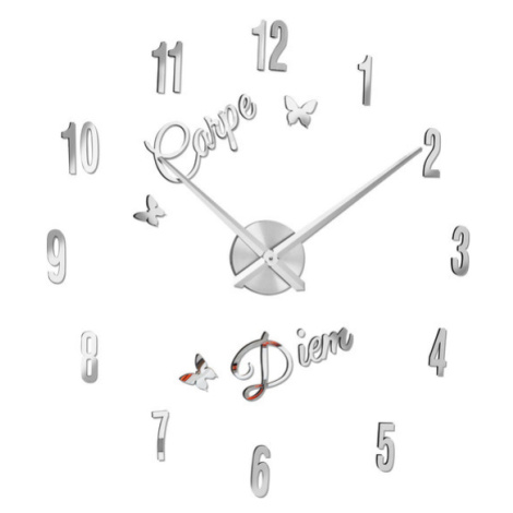 AURIOL® Nástenné hodiny na dotvorenie, Ø 90 – 120 cm (Carpe Diem)