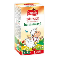 APOTHEKE BIO Detský bylinný čaj rumančekový 20 x 1 g