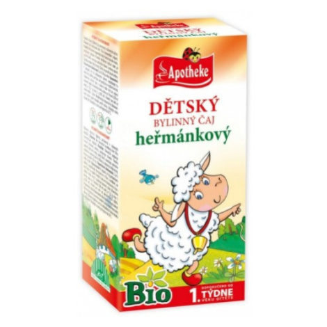 APOTHEKE BIO Detský bylinný čaj rumančekový 20 x 1 g