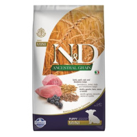 Farmina N&D dog AG puppy mini, lamb, spelt, oats & blueberry 2,5kg