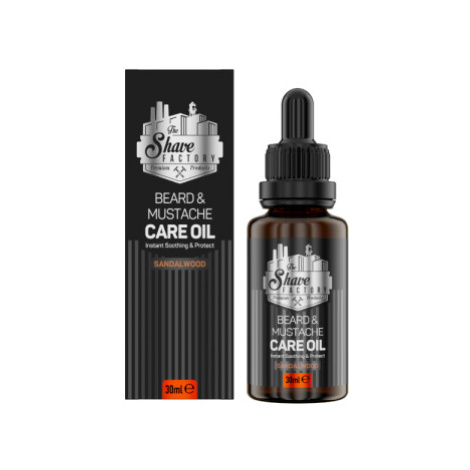 The Shave Factory Beard and Mustache Care Oil SandalWood - olej na bradu a fúzy s vôňou santalov