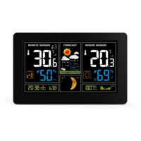 SOLIGHT TE81 METEOSTANICA, EXTRA VELKY FAREBNY LCD, TEPLOTA, VLHKOST, TLAK, RCC, USB NABIJ., CIE