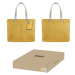 UNIQ HAVA RPET FABRIC TOTE BAG (UP TO 14") - CANARY YELLOW (CANARY YELLOW)