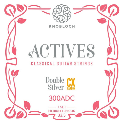 Knobloch ACTIVES Double Silver CX Carbon Medium Tension 33.5