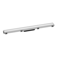 Sprchový žľab Hansgrohe RainDrain Match 75,5 cm nerez matná bílá mat 56038700