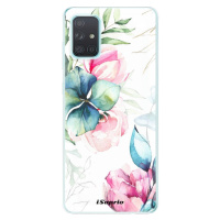 Odolné silikónové puzdro iSaprio - Flower Art 01 - Samsung Galaxy A71