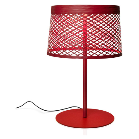 Stolná LED lampa Foscarini Twiggy Grid XL, karmínovo červená