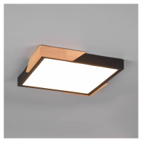 Stropné LED svetlo Meta 31,5x31,5 cm 3 000K čierna