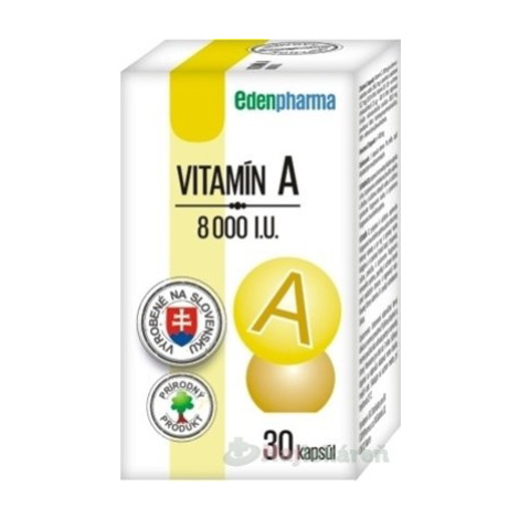 EdenPharma Vitamín A 8000 I.U. 30 kapsúl