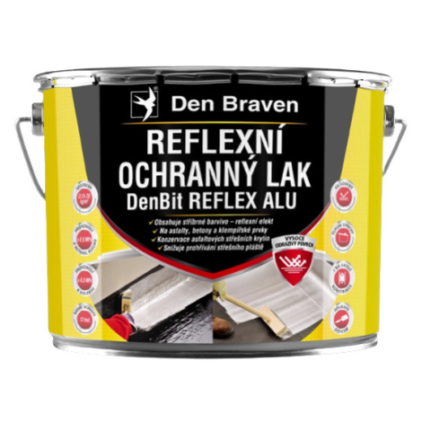 DENBIT REFLEX ALU - Reflexný ochranný lak strieborná 4,5 kg Den Braven