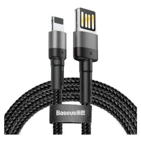 Nabíjací a dátový kábel USB, Lightning, 100 cm, 2400 mA, obojstranný, proti zlomeniu, rýchle nab