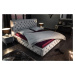 LuxD Dizajnová posteľ Laney 180x200 cm sivý zamat