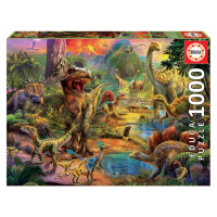 Educa puzzle Land of Dinosaurs 1000 dielov a fix lepidlo