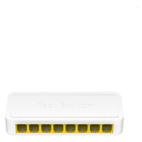 Cudy 8-Port Switch, 8 10/100M RJ45 Ports, Desktop, Power Saving, Plug & Play