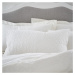 Biele bavlnené obliečky na jednolôžko 135x200 cm French Knot Jacquard – Bianca