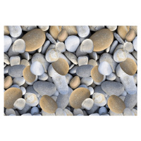Koberec, viacfarebný, vzor kamene, 80x200, BESS