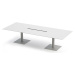 PEDRALI - Stôl PLANO 2 s káblovou lištou - DS