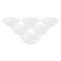 Altom Sada misiek z opálového skla White harmony 12,5 cm, 6 ks