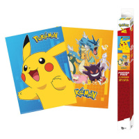 GBeye Pokémon Colourful Characters Posters 2-Pack 52 x 38 cm